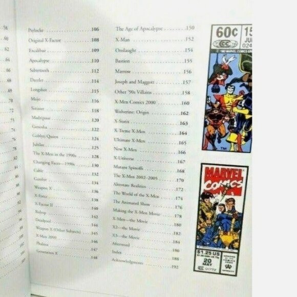 Marvel X-Men by Peter Sanderson Book 2006 Like New Collector - Picture 6 of 8